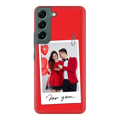 Samsung Galaxy S22 Plus / Snap Classic Personalized Polaroid Photo Valentine, Phone Case - Samsung S Series - Stylizedd.com