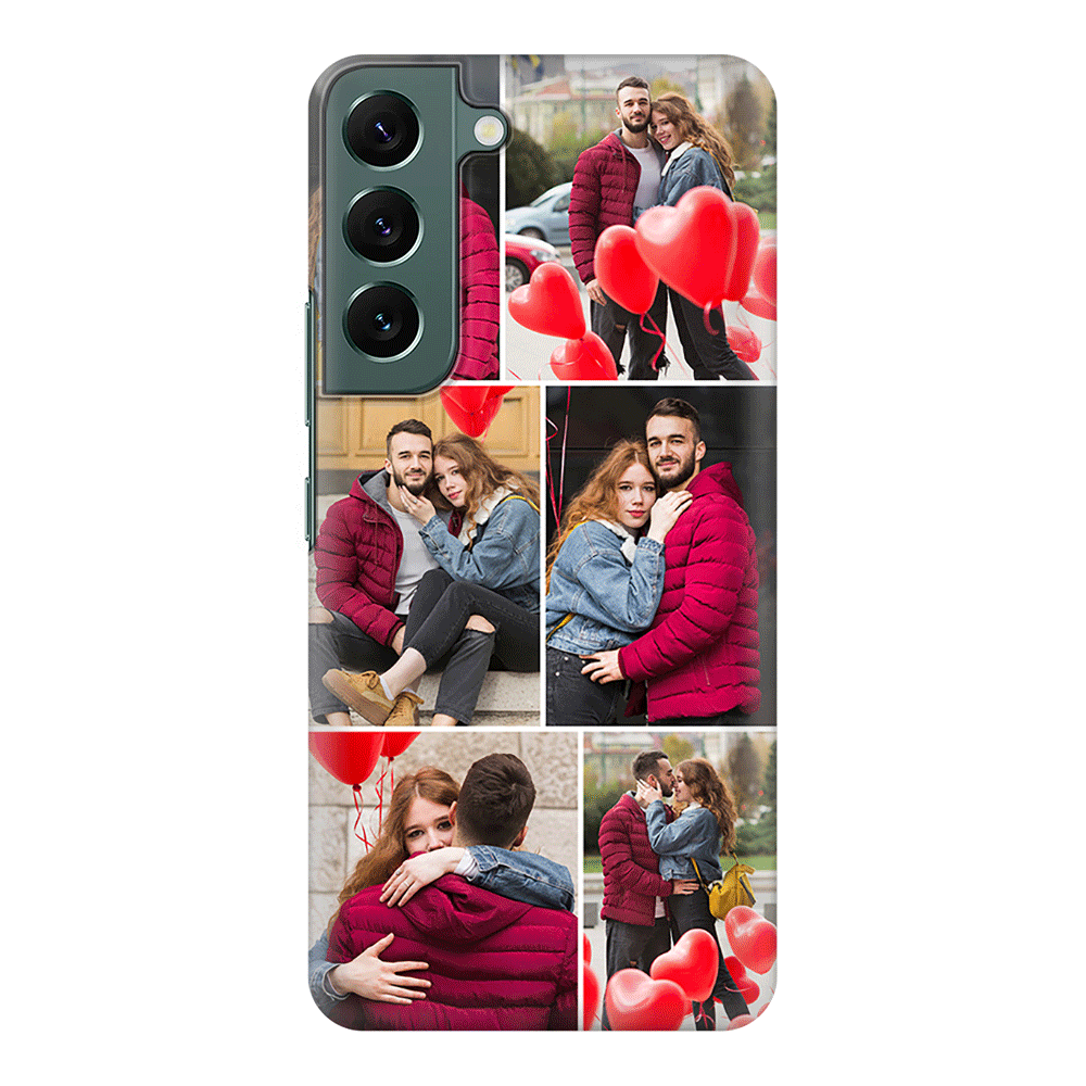 Samsung Galaxy S22 Plus / Snap Classic Personalised Valentine Photo Collage Grid, Phone Case - Samsung S Series - Stylizedd.com