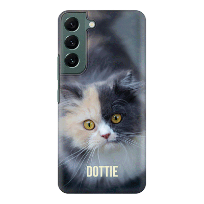 Samsung Galaxy S22 / Snap Classic Personalized Pet Cat, Phone Case - Samsung S Series - Stylizedd.com
