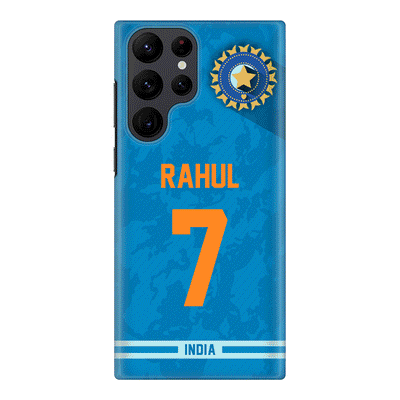 Samsung Galaxy S22 Ultra / Snap Classic Personalized Cricket Jersey Phone Case Custom Name & Number - Samsung S Series - Stylizedd.com