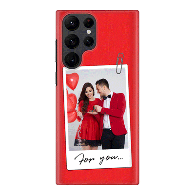 Samsung Galaxy S22 Ultra / Snap Classic Personalized Polaroid Photo Valentine, Phone Case - Samsung S Series - Stylizedd.com