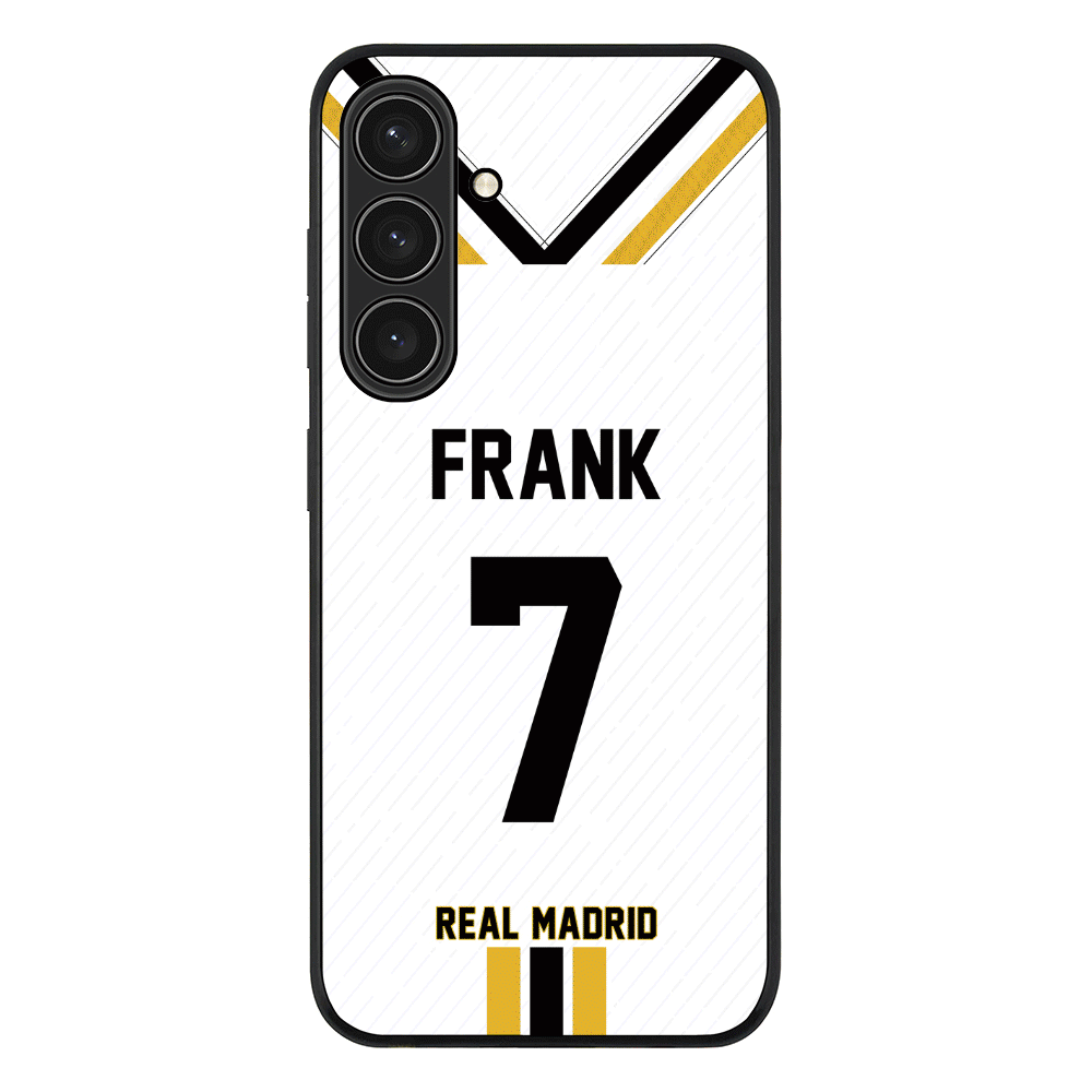 Samsung Galaxy S24 Plus / Rugged Black Personalized Football Clubs Jersey Phone Case Custom Name & Number - Samsung S Series - Stylizedd.com
