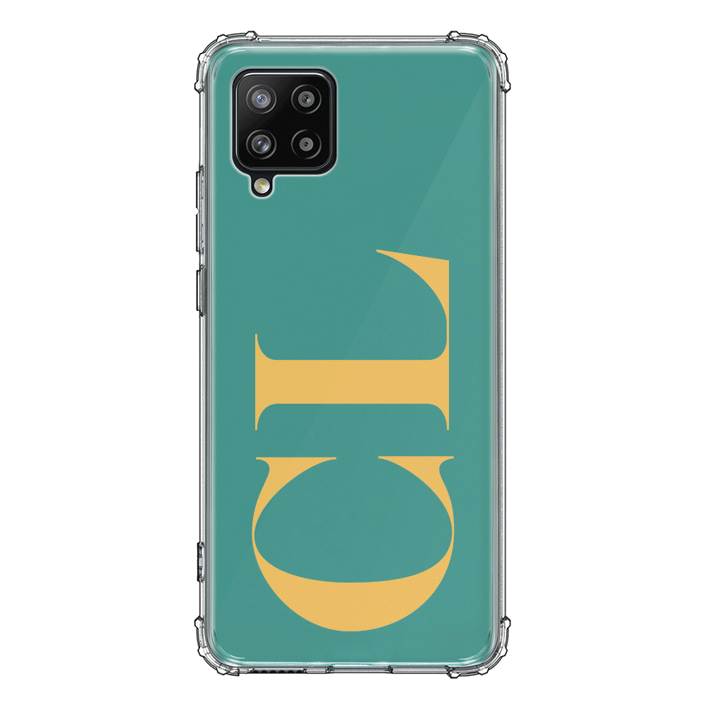 Samsung Galaxy A42 5G / Clear Classic Phone Case Personalized Monogram Large Initial 3D Shadow Text, Phone Case - Samsung A Series - Stylizedd