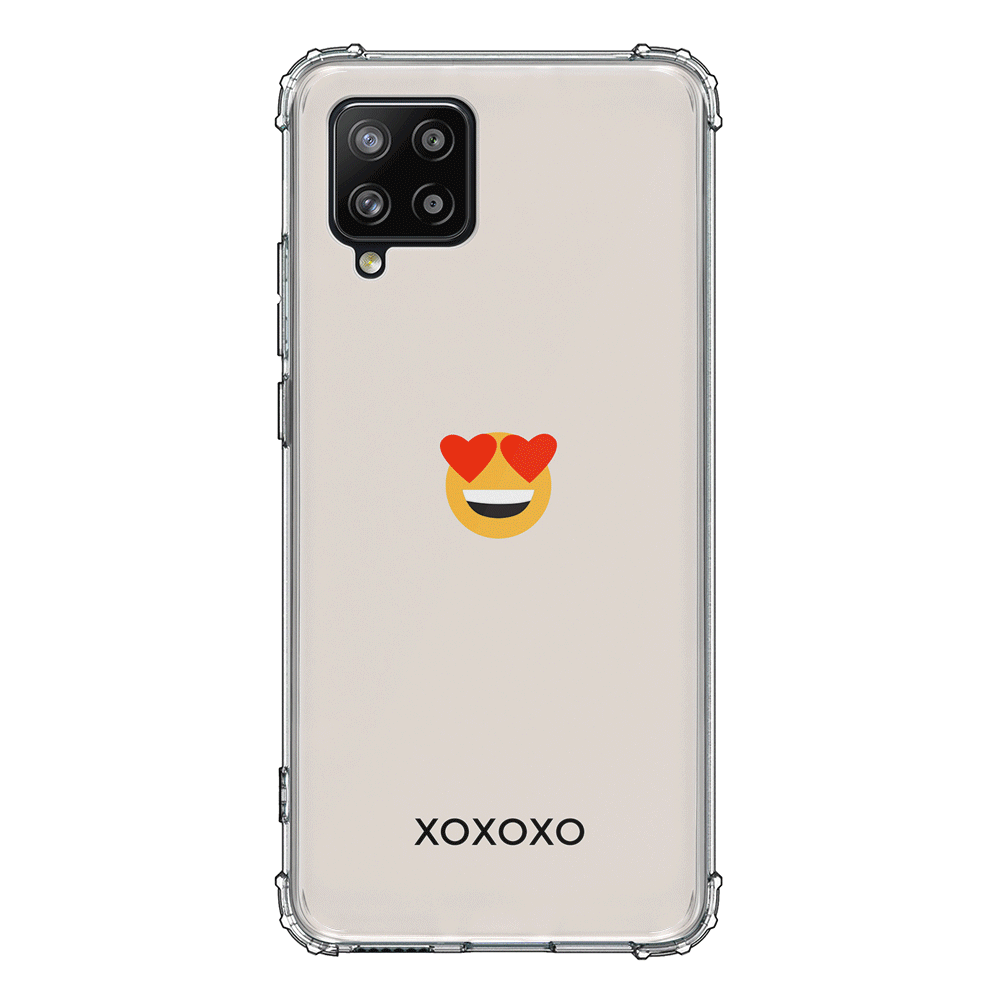Samsung Galaxy A42 5G / Clear Classic Phone Case Custom Text Emojis Emoticons, Phone Case - Samsung A Series - Stylizedd