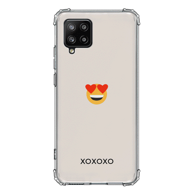 Samsung Galaxy A42 5G / Clear Classic Phone Case Custom Text Emojis Emoticons, Phone Case - Samsung A Series - Stylizedd