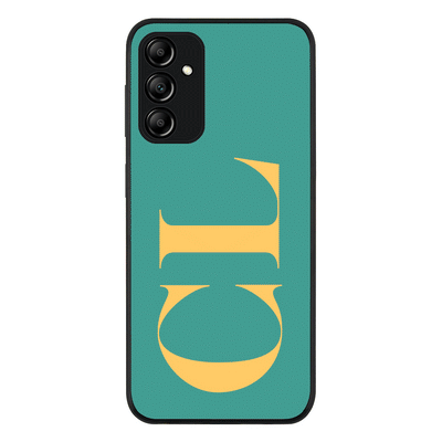 Personalized Monogram Large Initial 3D Shadow Text Phone Case - Samsung M Series - Galaxy M14 5G /