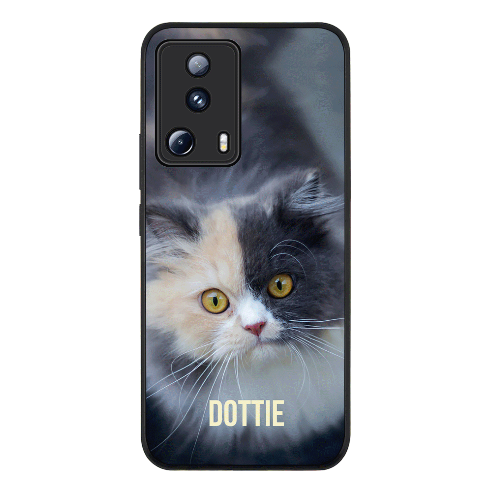 Xiaomi 13 Lite 5G / Xiaomi Civi 2 5G / Rugged Black Phone Case Personalized Pet Cat, Phone Case - Xiaomi - Stylizedd