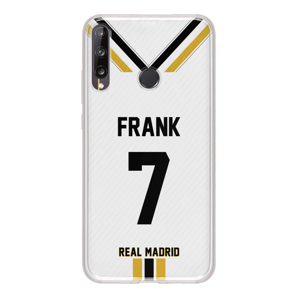 Huawei Y7p / Clear Classic Personalized Football Clubs Jersey Phone Case Custom Name & Number - Huawei - Stylizedd.com