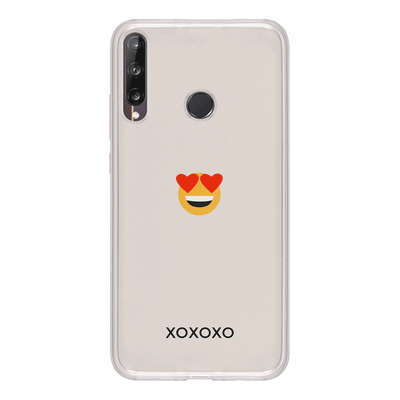 Huawei Y7p / Clear Classic Phone Case Custom Text Emojis Emoticons, Phone Case - Huawei - Stylizedd