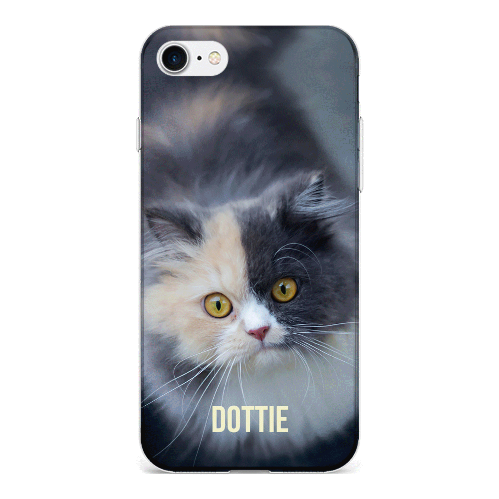 Apple iPhone 6 / 6s / Clear Classic Personalized Pet Cat, Phone Case - Stylizedd.com