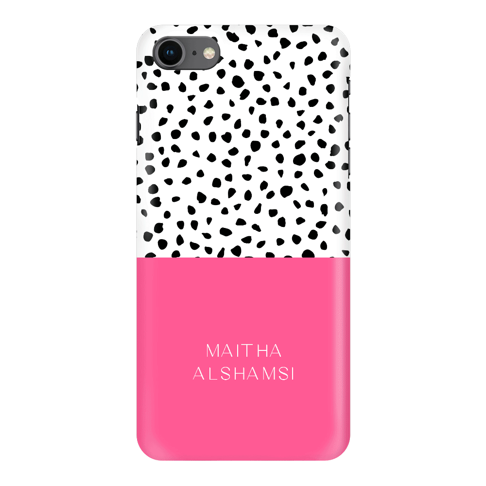Apple iPhone 6 Plus / 6s Plus / Snap Classic Phone Case Personalized Text Colorful Spotted Dotted, Phone Case - Stylizedd.com