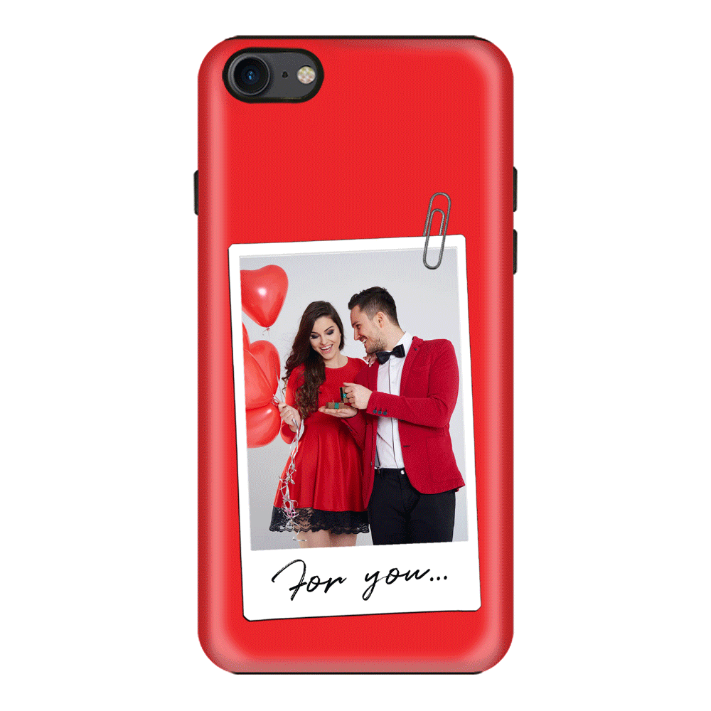 Apple iPhone 6 / 6s / Tough Pro Personalized Polaroid Photo Valentine, Phone Case - Stylizedd.com