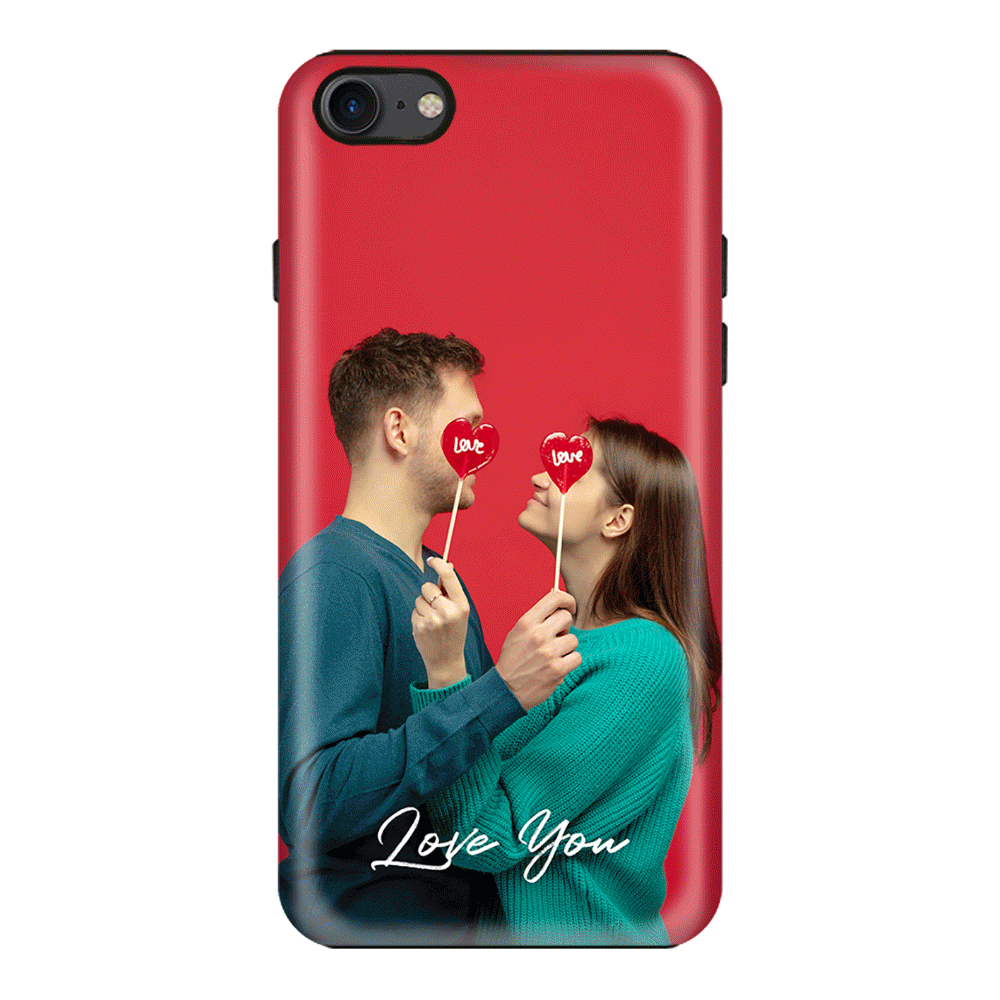Apple iPhone 7/8/SE (2020) / Tough Pro Custom Photo Valentine, Phone Case - Stylizedd.com