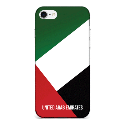 Apple iPhone 7/8/SE (2020) / Clear Classic Personalized UAE United Arab Emirates, Phone Case - Stylizedd.com