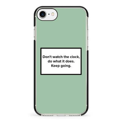 Apple iPhone 7/8/SE (2020) / Impact Pro Black Phone Case Custom Quote Text Box, Phone case - Stylizedd.com