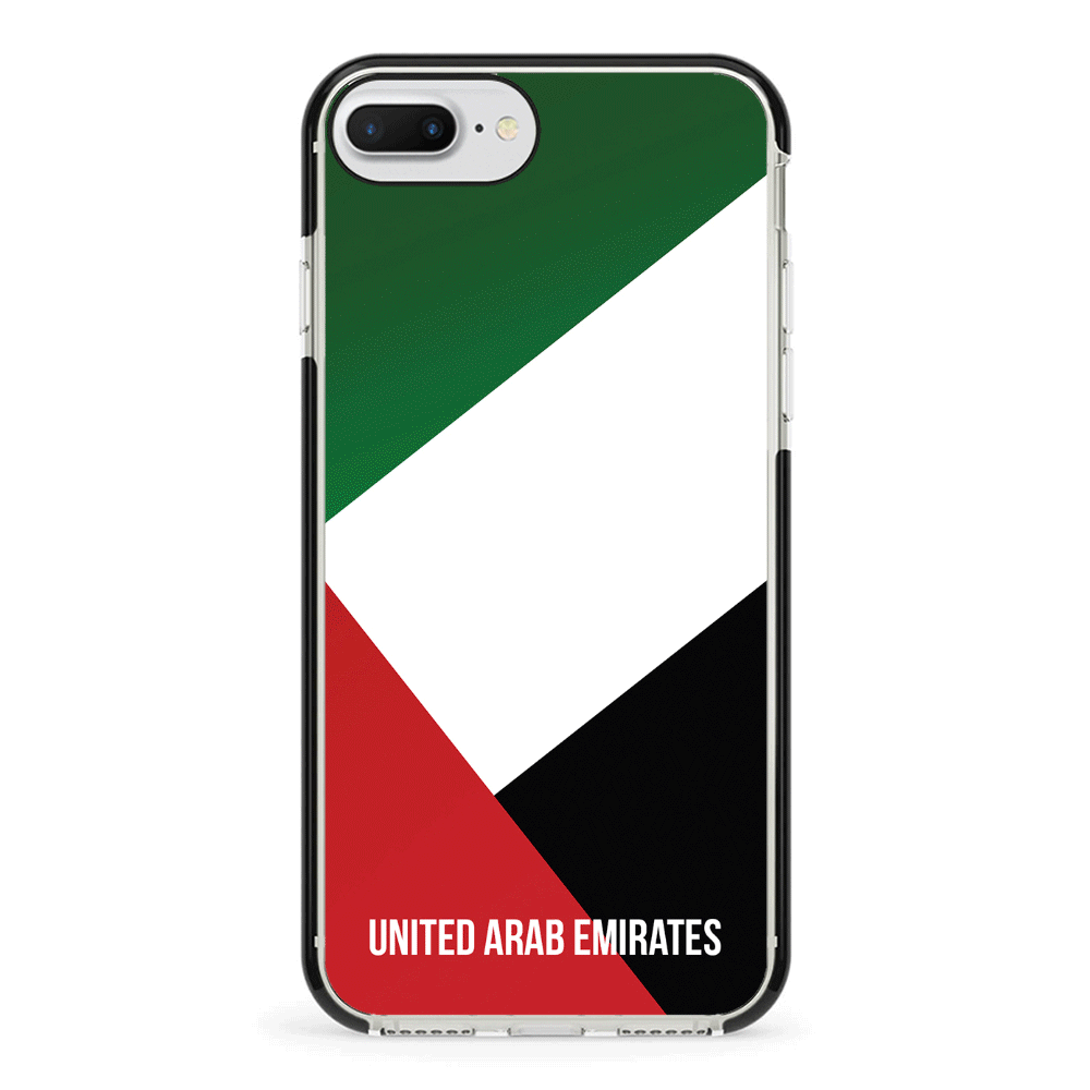 Apple iPhone 7 Plus / 8 Plus / Impact Pro Black Personalized UAE United Arab Emirates, Phone Case - Stylizedd.com