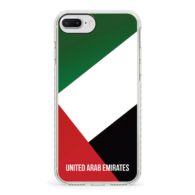 Apple iPhone 7 Plus / 8 Plus / Impact Pro White Personalized UAE United Arab Emirates, Phone Case - Stylizedd.com
