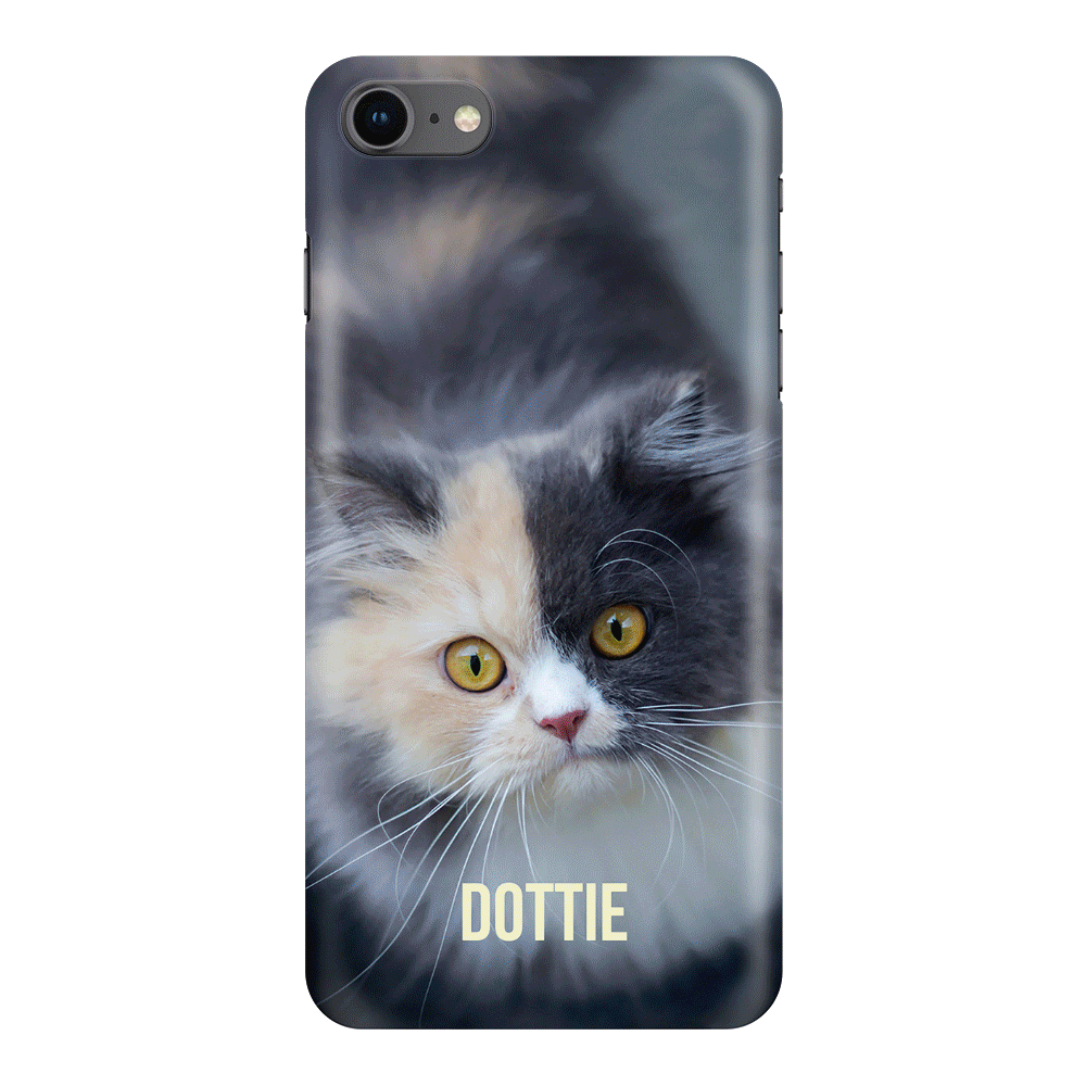Apple iPhone 7/8/SE (2020) / Snap Classic Personalized Pet Cat, Phone Case - Stylizedd.com