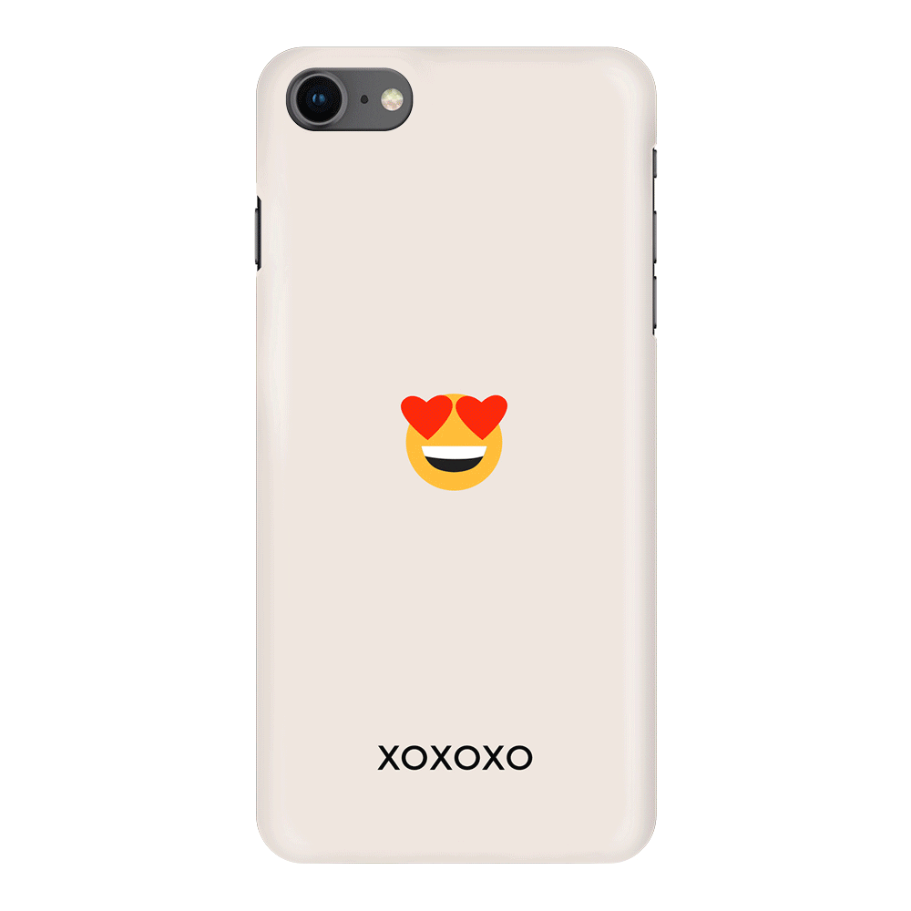 Apple iPhone 7/8/SE (2020) / Snap Classic Phone Case Custom Text Emojis Emoticons, Phone Case - Stylizedd